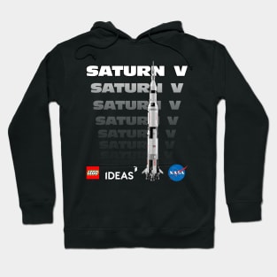 Saturn V in living bricks! Hoodie